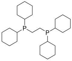 1,2-Bis(dicyclohexylphosphino)ethane - CAS:23743-26-2 - Ethylenebis(dicyclohexylphosphine), Dicyclohexyl(2-dicyclohexylphosphanylethyl)phosphane, Phosphine, 1,2-ethanediylbis[dicyclohexyl-